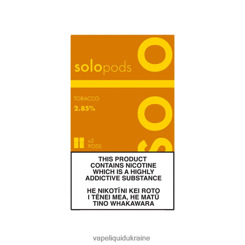 Pod System Vape - Solo Replacement Pod 2-Pack Tobacco 44R8N650