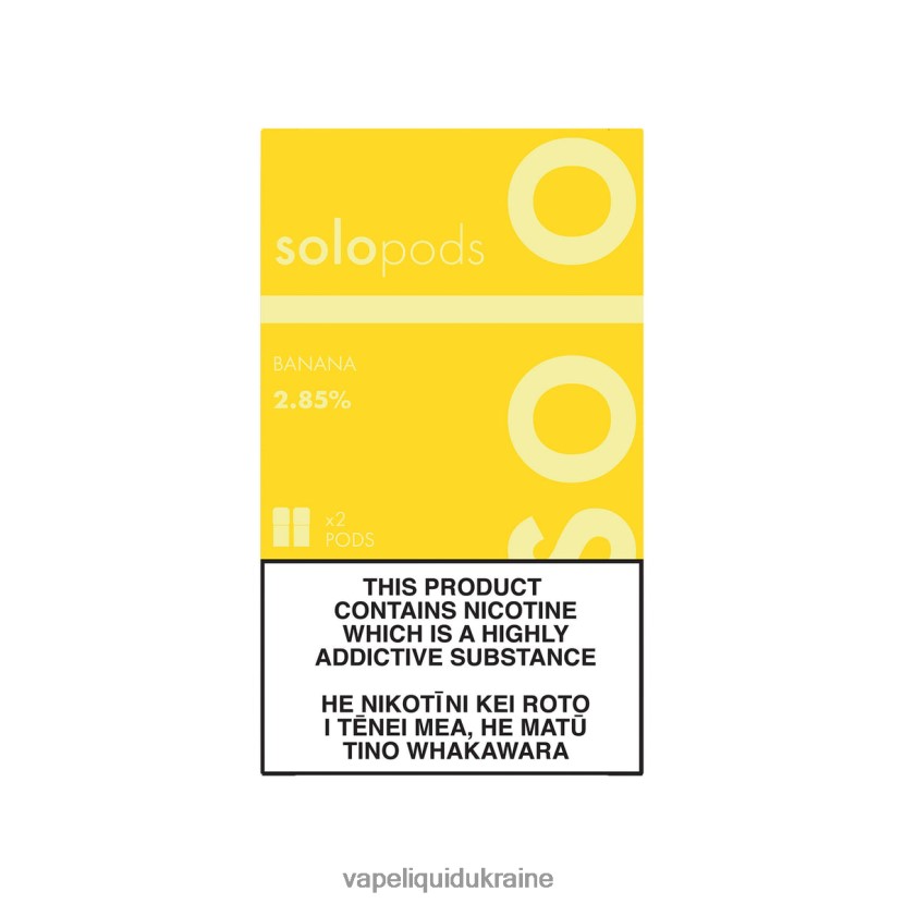 Vape Pod System - Solo Replacement Pod 2-Pack Banana 44R8N664