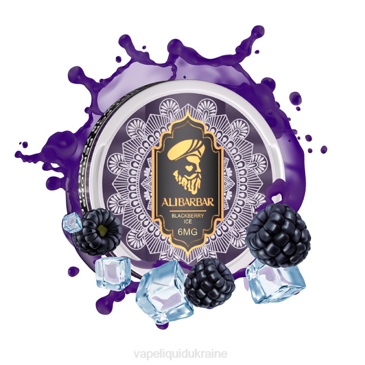 Pod System Vape - Alibarbar Nicotine Pouches Blueberry Ice F2VB95