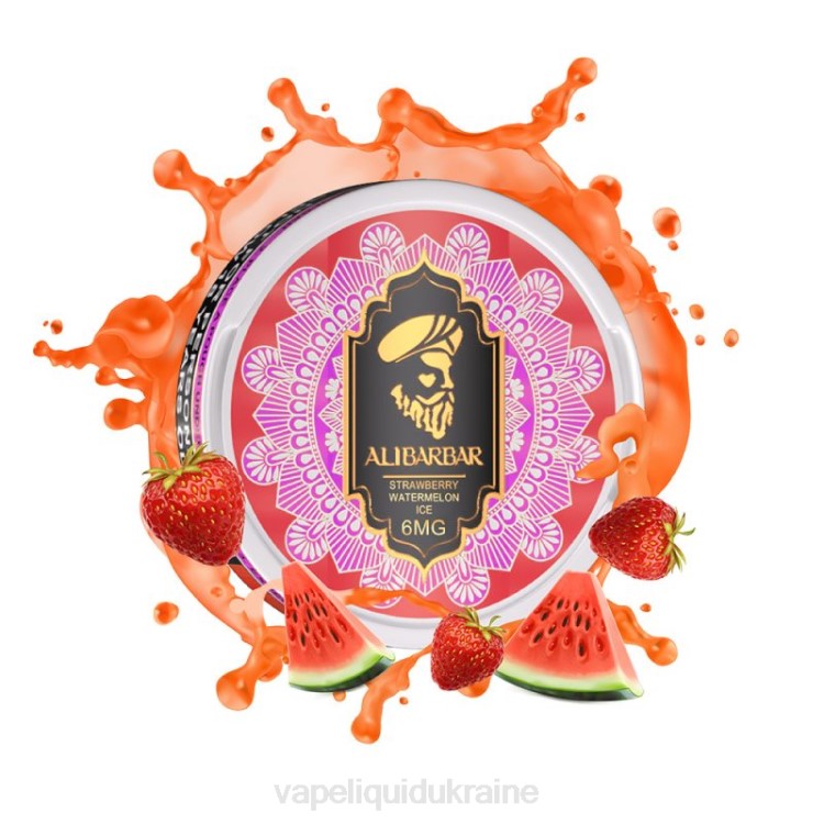 Vape Shop Київ - Alibarbar Nicotine Pouches Strawberry Watermelon Ice F2VB93