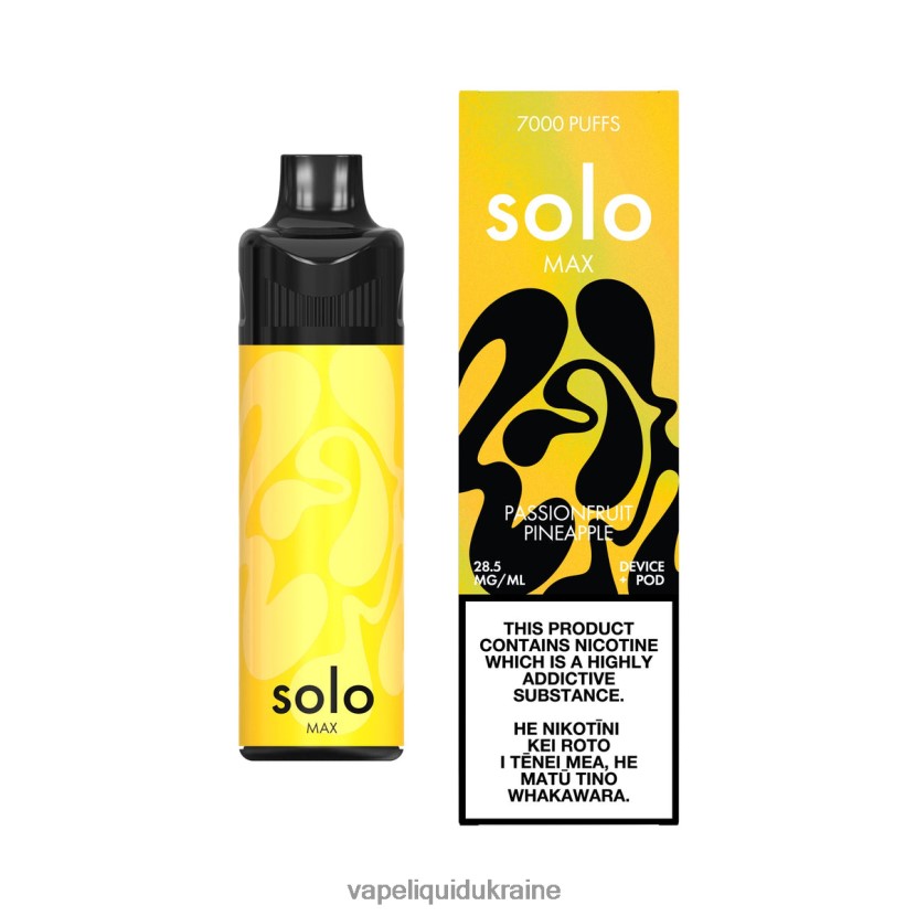 Vape Pod System - Solo MAX Pod Kit Passionfruit Pineapple 44R8N669
