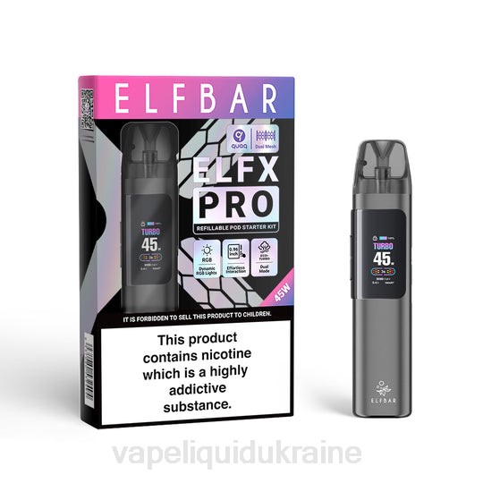 Vape Shop Київ - ELFBAR ELFX Pro Open Pod Device Grey 86463