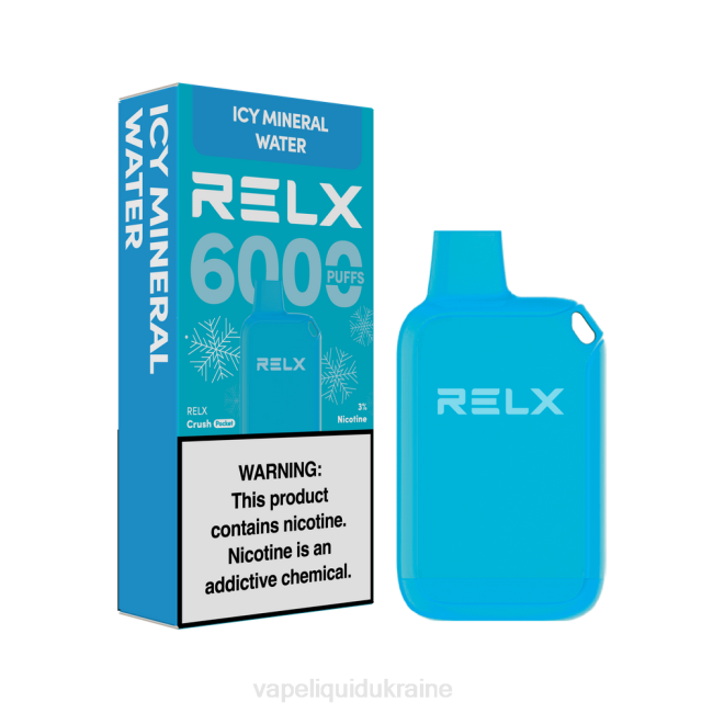 Vape Shop Київ - RELX Crush Pocket 6000 Icy Icy Mineral Water DX8423