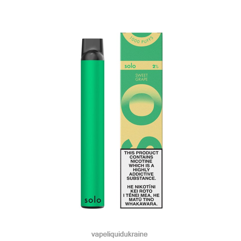 Pod System Vape - Solo Disposable Vape Paradise Collection Sweet Grape 44R8N620