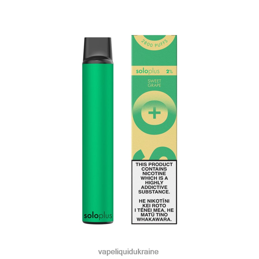 Pod System Vape - Solo Plus Disposable Vape Paradise Collection Sweet Grape 44R8N640