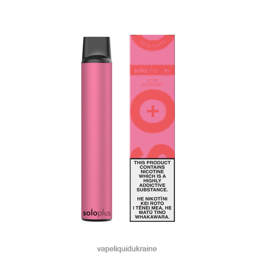 Pod System Vape - Solo Plus Disposable Vape Sour Raspberry 44R8N635