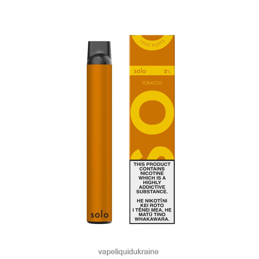 Vape Liquid Ukraine - Solo Disposable Vape Tobacco 44R8N617