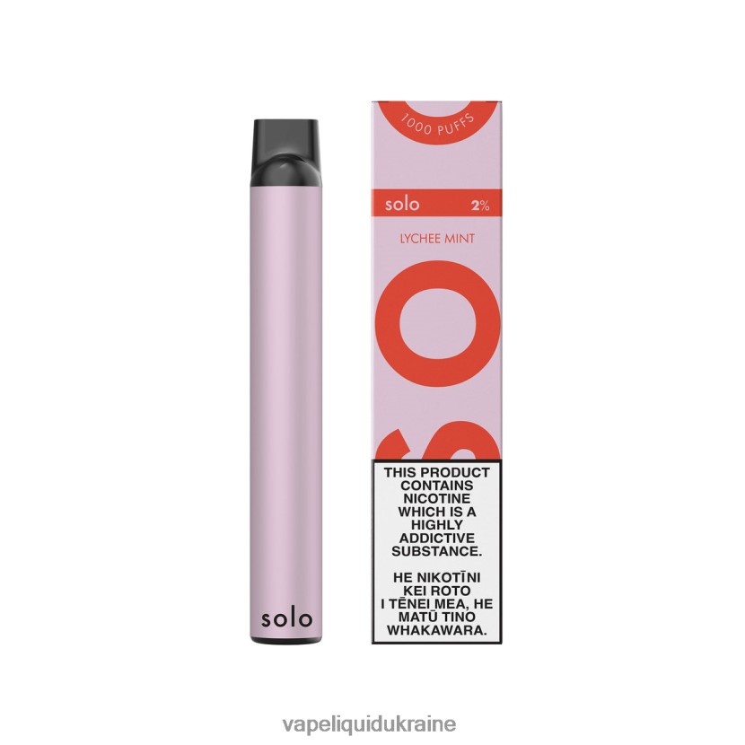 Vape Pod System - Solo Disposable Vape Lychee Mint 44R8N69