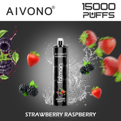 Pod System Vape - Aivono FATMAN 15000 HZDR015 Strawberry Raspberry
