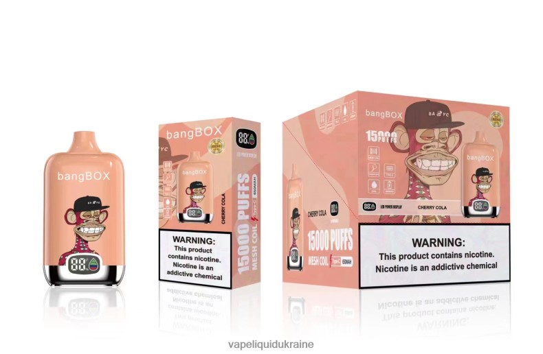 Pod System Vape - Bang Box 15000 Puffs Cherry Cola 624T6B40