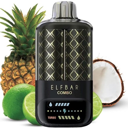 Pod System Vape - Elf Bar Combo 25000 Lime & Pineapple ZTRF665
