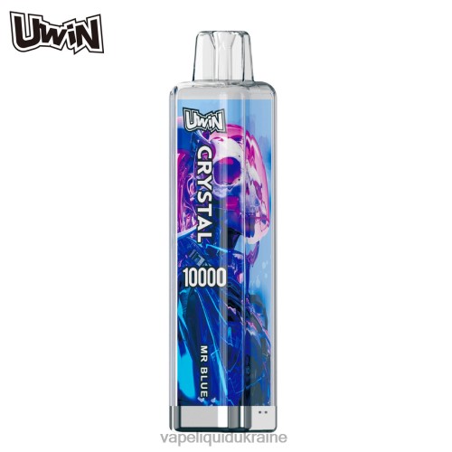 Pod System Vape - UWIN CRYSTAL 10000 DISPOSABLE VAPE HZDR0380 Mr Blue