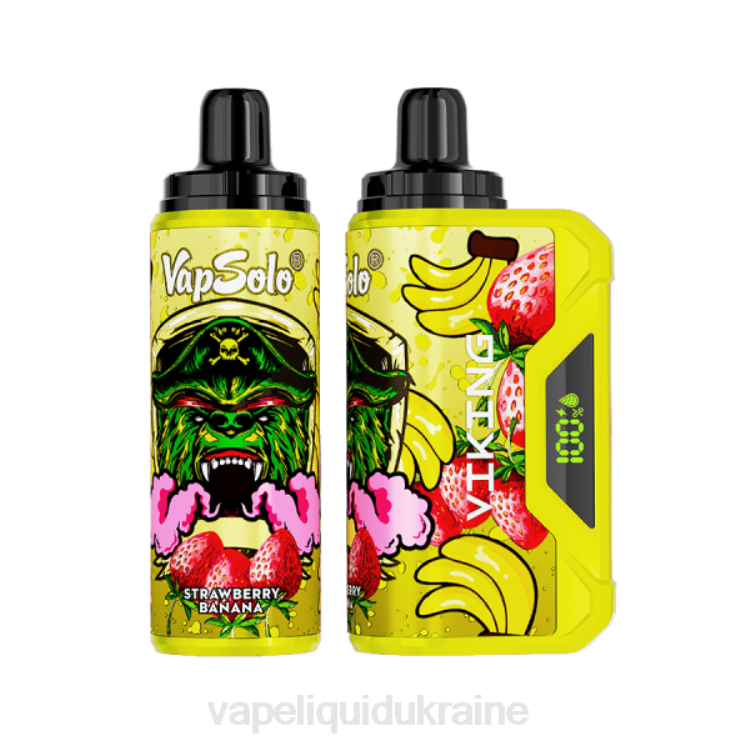 Pod System Vape - Vapsolo VIKING Disposable Vape Strawberry Banana F2VB155