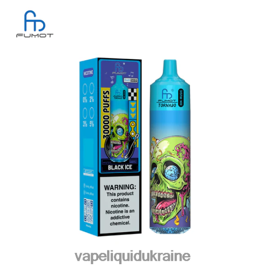 Vape Liquid Ukraine - Fumot Tornado 30K Music Black Ice 482N202