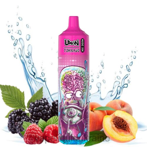 Vape Liquid Ukraine - UWIN CRYSTAL 35K DISPOSABLE VAPE HZDR0392 Peach Berry