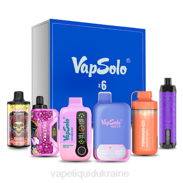 Vape Liquid Ukraine - Vapsolo Surprise Box Set Random Flavors F2VB137