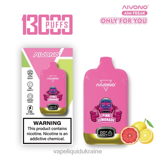 Vape Pod System - Aivono AIM FREAK 13000 HZDR0249 Pink Lemonade