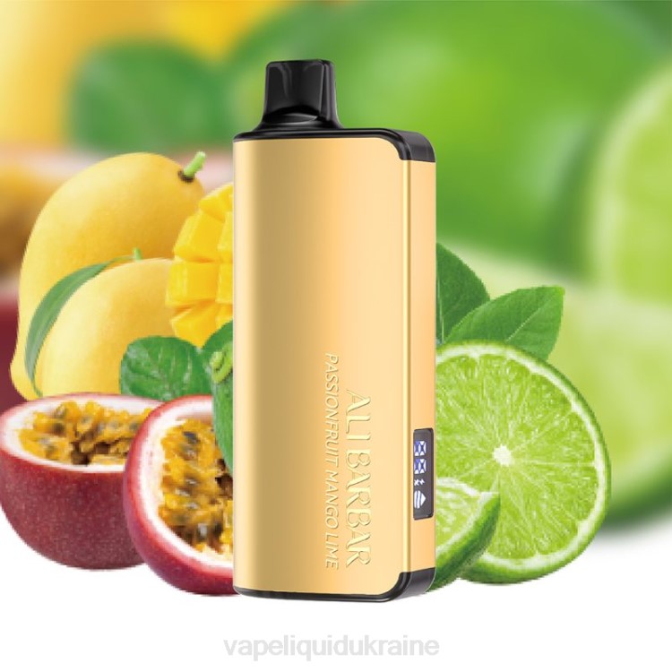 Vape Pod System - Alibarbar Ingot 20000 Disposable Vape Passionfruit Mango Lime F2VB39