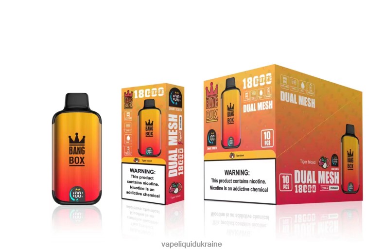 Vape Pod System - Bang Box 18000 puffs Tiger Blood 624T6B94