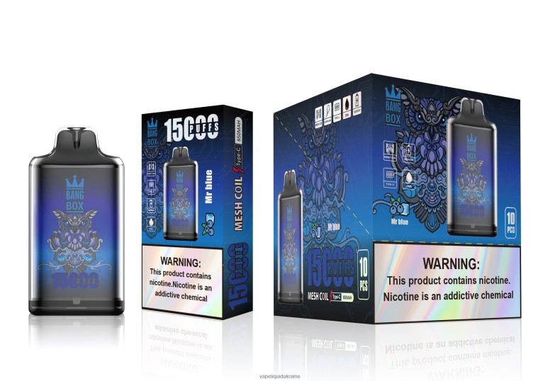 Vape Pod System - Bang Box S1-15000 Puffs Mr Blue 624T6B109