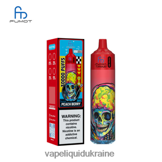 Vape Pod System - Fumot Tornado 30K Music Peach Berry 482N2019