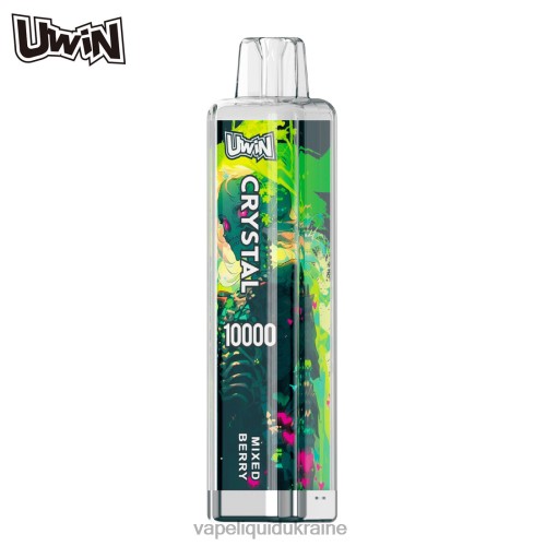 Vape Pod System - UWIN CRYSTAL 10000 DISPOSABLE VAPE HZDR0379 Mixed Berry