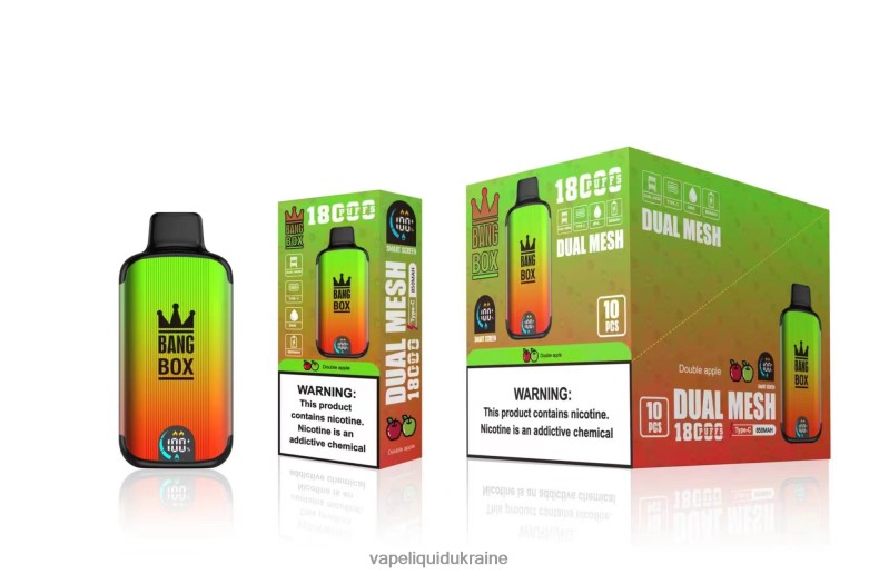 Vape Shop Київ - Bang Box 18000 puffs Double Apple 624T6B93