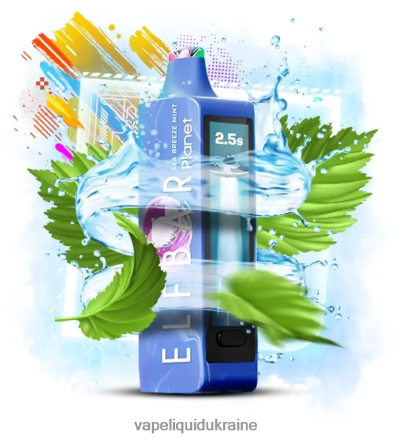 Vape Shop Київ - Elf Bar Planet 25000 Sea Breeze Mint ZTRF6618