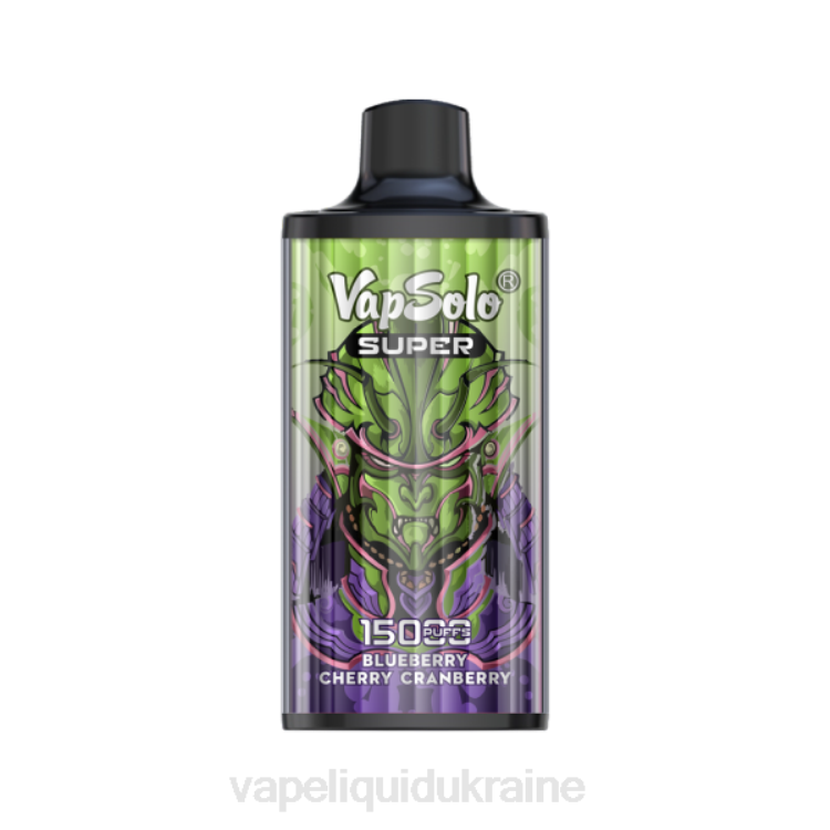 Vape Shop Київ - Vapsolo SUPER Disposable Vape Blueberry Cherry Cranberry F2VB128