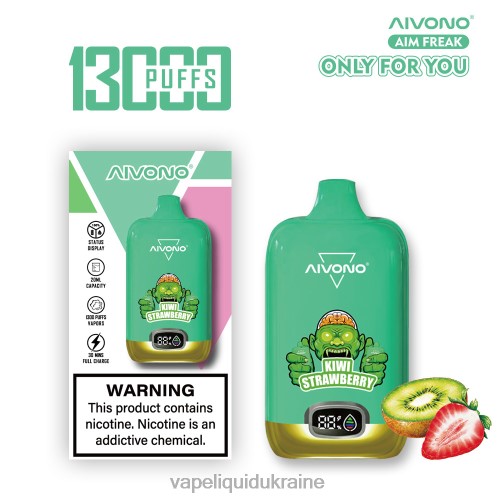 Vape Ukraine - Aivono AIM FREAK 13000 HZDR0246 Kiwi Strawberry
