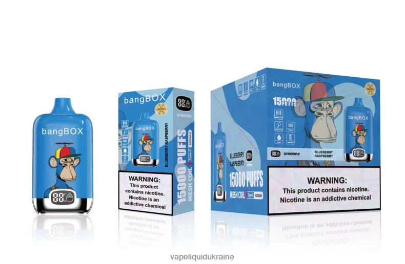 Vape Ukraine - Bang Box 15000 Puffs Blueberry Raspberry 624T6B46