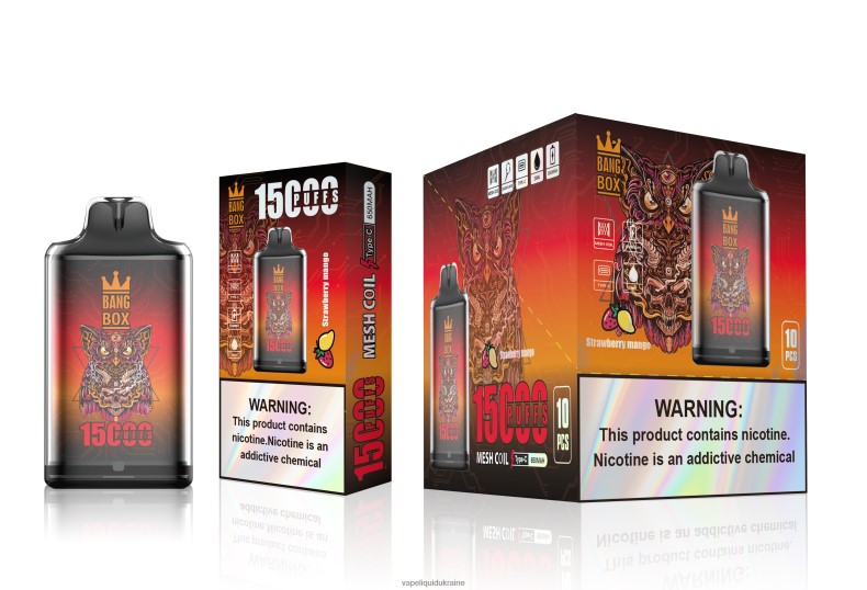 Vape Ukraine - Bang Box S1-15000 Puffs Strawberry Mango 624T6B101