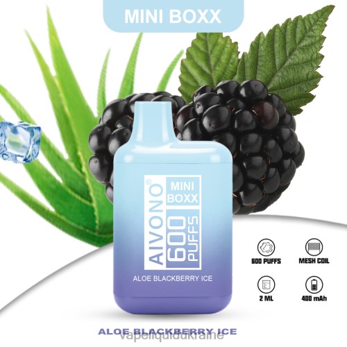 Pod System Vape - Aivono AIM MINI BOXX 600 HZDR0240 Aloe Current Ice