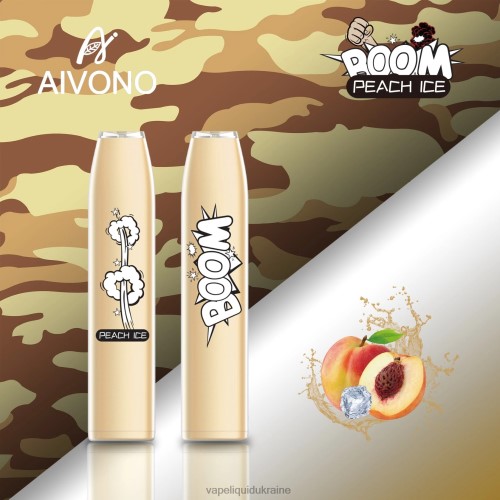 Vape Liquid Ukraine - Aivono AIM BOOM 600 HZDR0362 Peach Ice