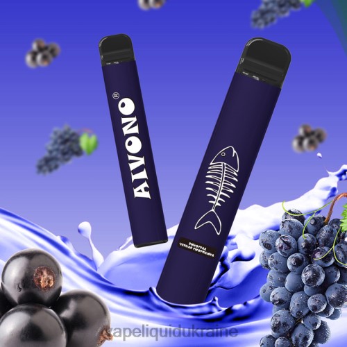 Vape Pod System - Aivono AIM FISHBONE 600 HZDR0284 Grape Blackcurrant