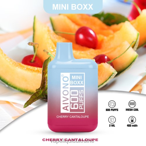 Vape Pod System - Aivono AIM MINI BOXX 600 HZDR0239 Cherry Cantaloupe