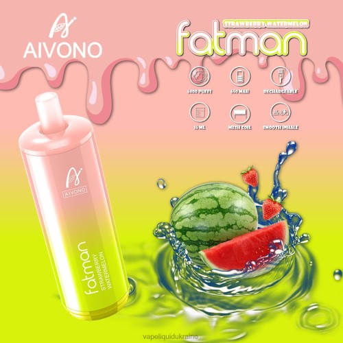 Pod System Vape - Aivono FATMAN 6800 HZDR030 Strawberry Watermelon