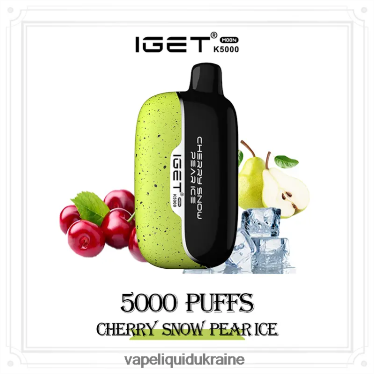 Pod System Vape - IGET Moon K5000 JHZL0V5 Cherry Snow Pear Ice