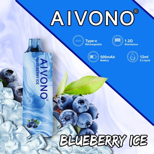 Vape Pod System - Aivono AIM GUN 7000 HZDR0104 Blueberry Ice