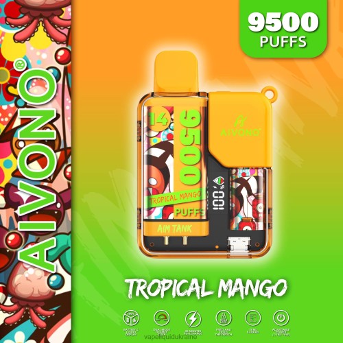 Vape Pod System - Aivono AIM TANK 9500 HZDR039 Tropical Mango
