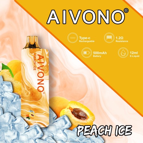 Vape Shop Київ - Aivono AIM GUN 7000 HZDR0103 Peach Ice