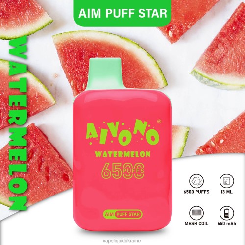 Vape Ukraine - Aivono AIM PUFF STAR 6500 HZDR0291 Watermelon