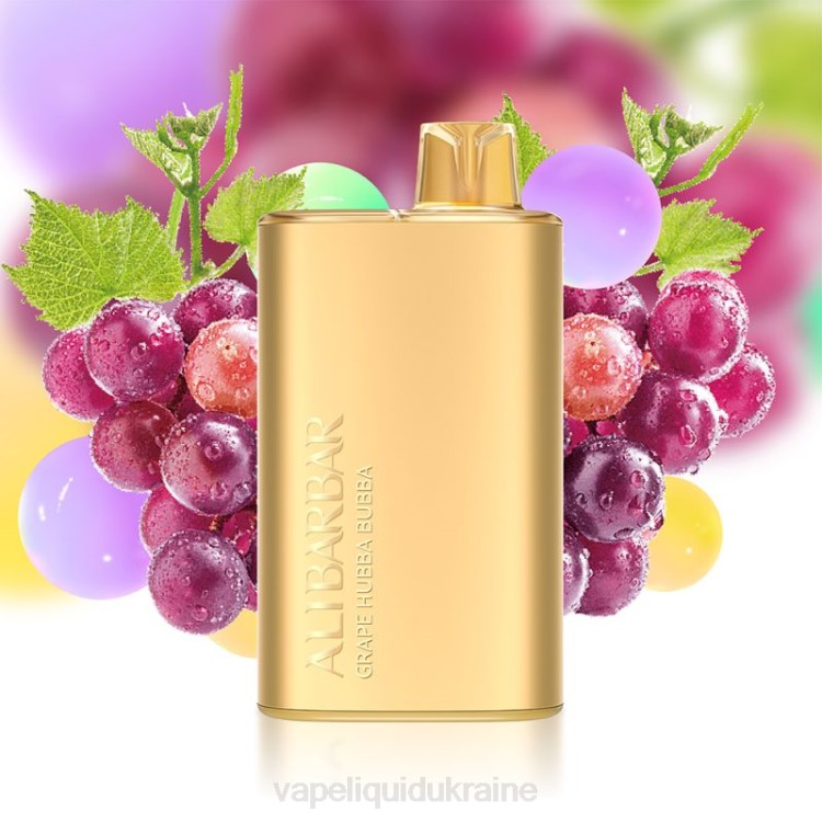 Vape Ukraine - Alibarbar Rich 8000 Disposable Vape Grape Hubba Bubba F2VB6