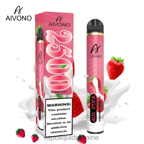 Pod System Vape - Aivono AIM STICK 2500 HZDR0155 Strawberry Cream