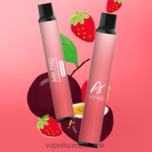 Vape Liquid Ukraine - Aivono AIM PRO 1500 HZDR0162 Strawberry Passion Fruit