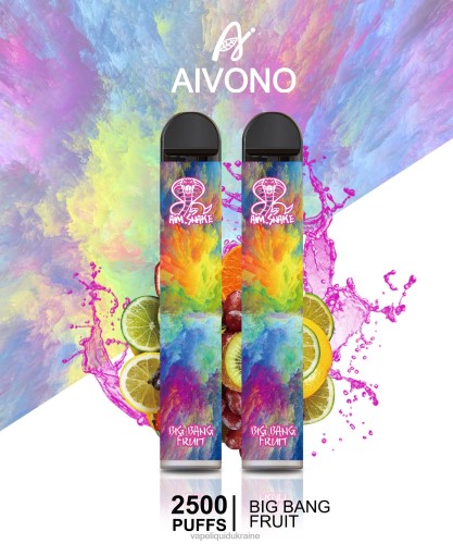 Vape Liquid Ukraine - Aivono AIM SNAKE 2500 HZDR0322 Big Bang Fruit