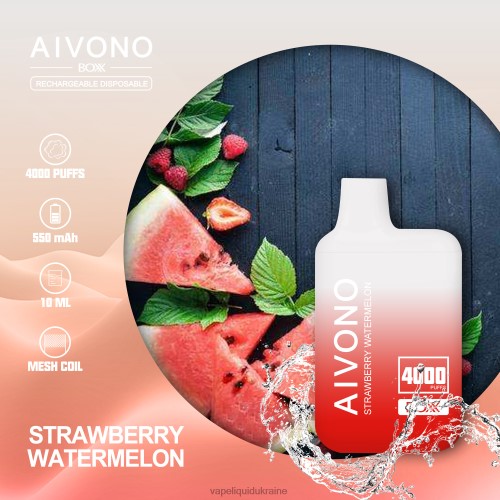 Vape Pod System - Aivono AIM BOXX 4000 HZDR0214 Strawberry Watermelon