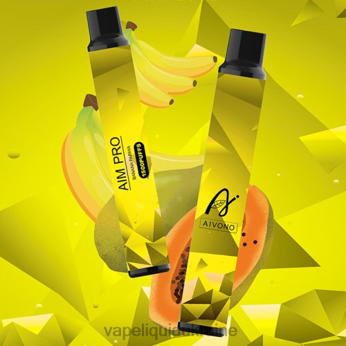 Vape Pod System - Aivono AIM PRO 1500 HZDR0169 Banana Papaya