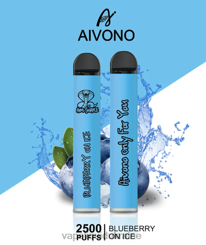 Vape Pod System - Aivono AIM SNAKE 2500 HZDR0299 Blueberry On Ice