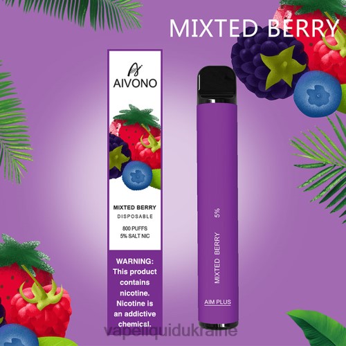 Vape Shop Київ - Aivono AIM PLUS 800 HZDR0188 Mixed Berry